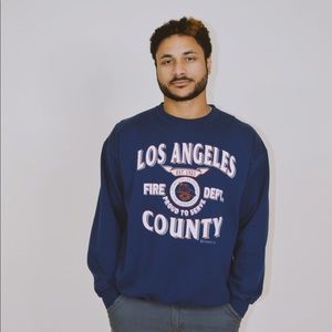 Vintage 90s Los Angeles Fire Department Sweatshirt